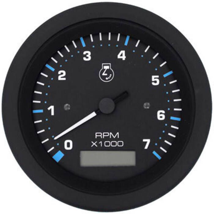 Image of : SeaStar Solutions Eclipse Series 7000 RPM Tachometer with Hourmeter - 68400P 