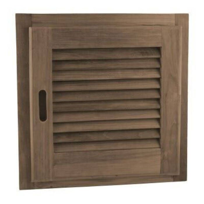 Image of : SeaTeak Louvered Door and Frame - 60722 
