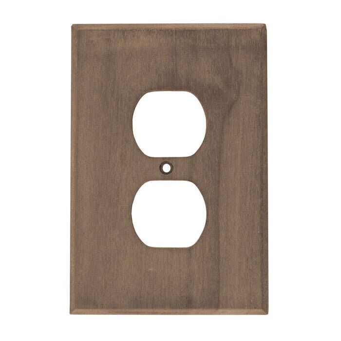 Image of : SeaTeak Wall Outlet Cover Plate - 60170 