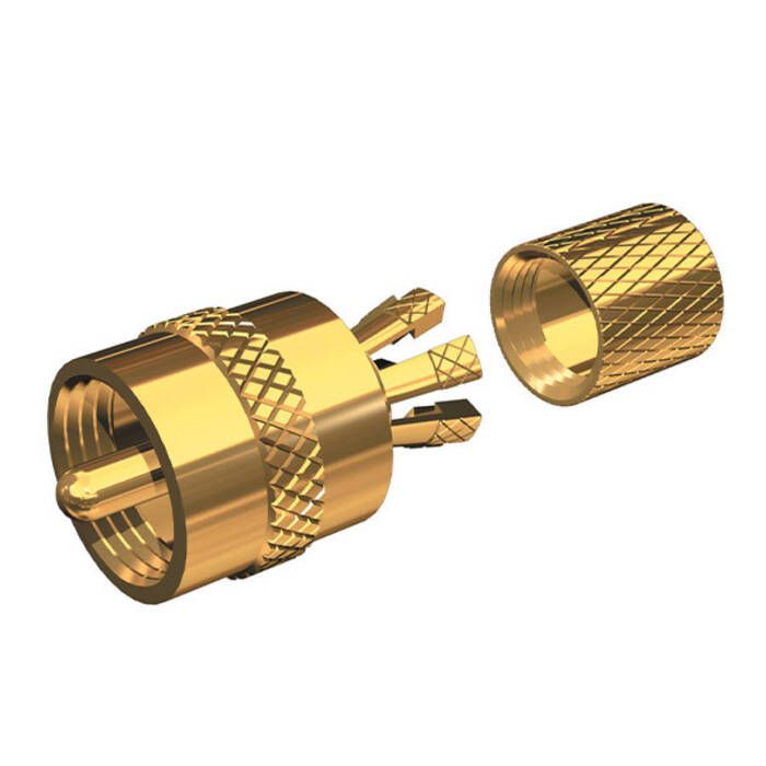Image of : Shakespeare Centerpin Gold-Plated Connector - PL-259-CP-G 