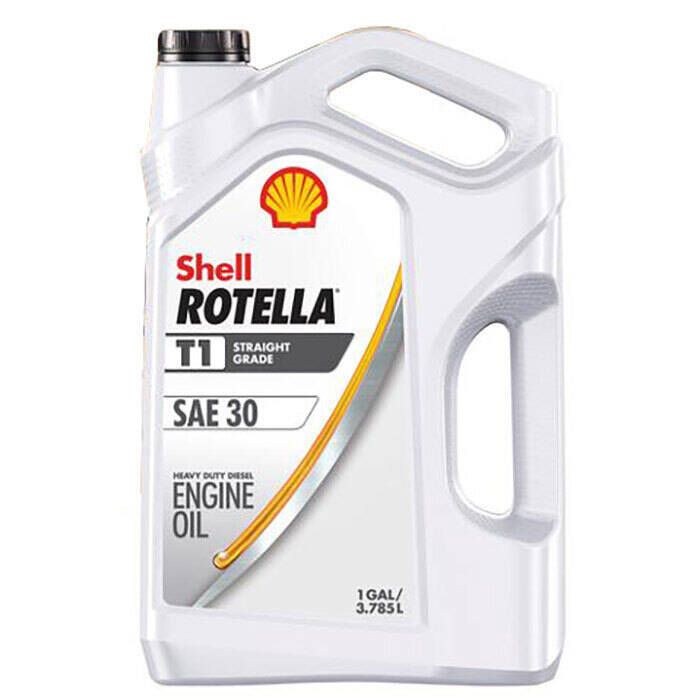 Image of : Shell Rotella T1 Straight Grade 30W Heavy Duty Diesel Engine Oil 