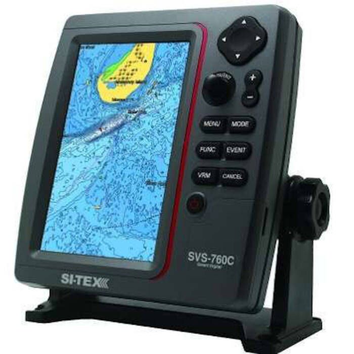 Image of : SI-TEX Chartplotter with External GPS - SVS-760C 