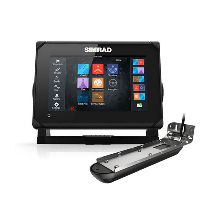 Image of : Simrad GO7 XSE Multifunction Display with C-MAP Discover Chart Active Imaging 3-in-1 - Remanufactured - 055-14838-00 