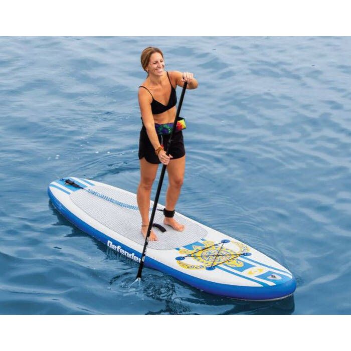 Solstice Inflatable Defender Paddleboard Kit (iSUP) 10' 8 - Blue