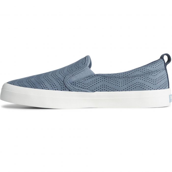 Sperry Women s Crest Twin Gore Perforated Leather Sneakers Defender Marine