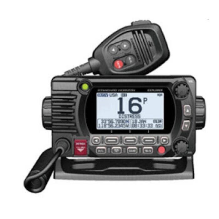 Image of : Standard Horizon Explorer GX1850 Fixed-Mount VHF Radio with NMEA 2000 - No GPS 