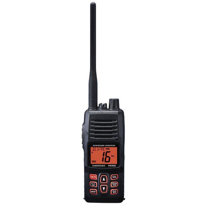 Image of : Standard Horizon VHF Radio with Scrambler & Land Mobile Radio Channels - HX400 