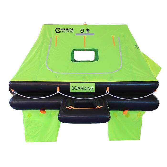 Image of : Superior Life-Saving Equipment 4-Person/Hard Case ISO Wave Racer Life Raft - IWR-4HC2 