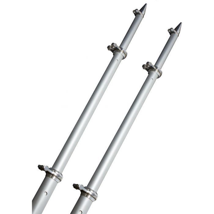TACO 18' Deluxe Aluminum Tele-Outrigger Fishing Poles