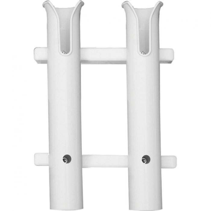 3 Rod Deluxe Fishing Rod Holder Rack White