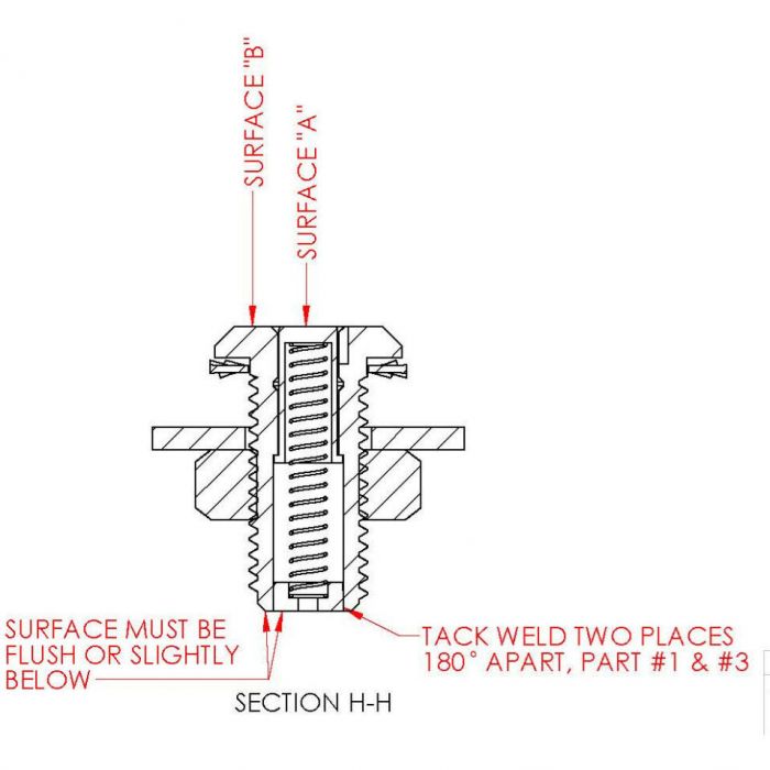 TACO Quick Release Fender Lock Kit for Fiberglass - F16-0200