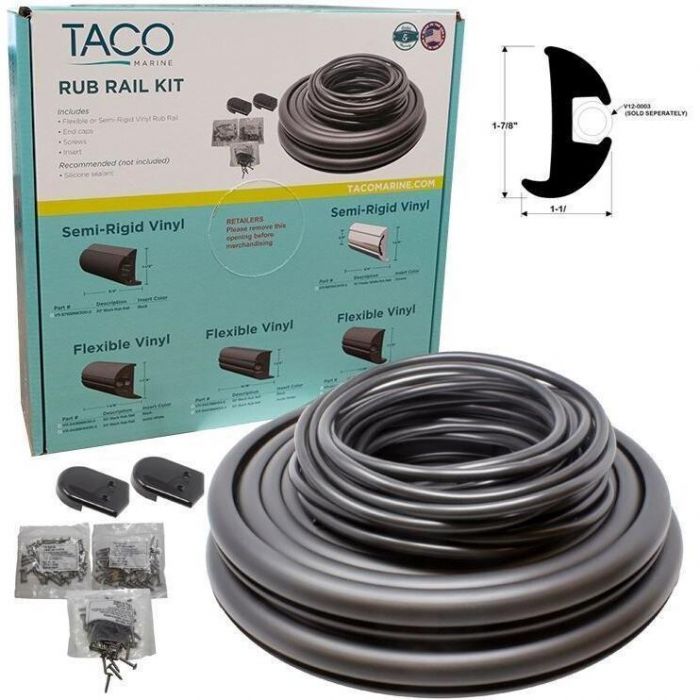 Image of : TACO V11-2423 Flexible Vinyl Rub Rail Kit 