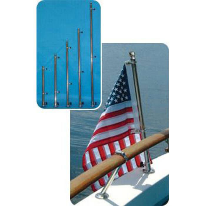 Image of : Taylor Made Stainless Steel Flag Pole 
