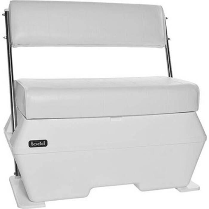 Image of : Todd Deluxe Swingback Cooler/Livewell Boat Seat - 1792-18U 