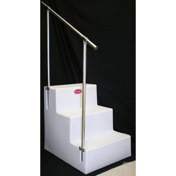 Image of : Todd Triple Step Boarding Stairs with Handrail 