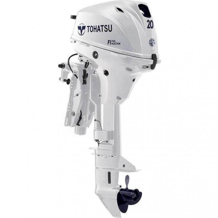 Image of : Tohatsu 20 HP Remote Outboard Motor - MFS20 - 2022 