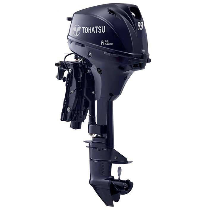 Image of : Tohatsu 9.9 HP Remote Outboard Motor - MFS9.9 - 2021 
