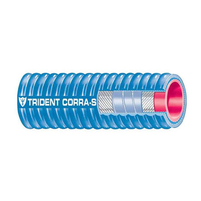 Image of : Trident 252V Corrugated Silicone Marine Wet Exhaust/Water Coolant Hose