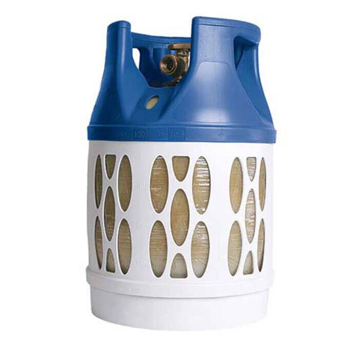 Image of : Trident Viking Composite See-Through LPG Propane Gas Cylinder - 17 lbs - 1420-0017 