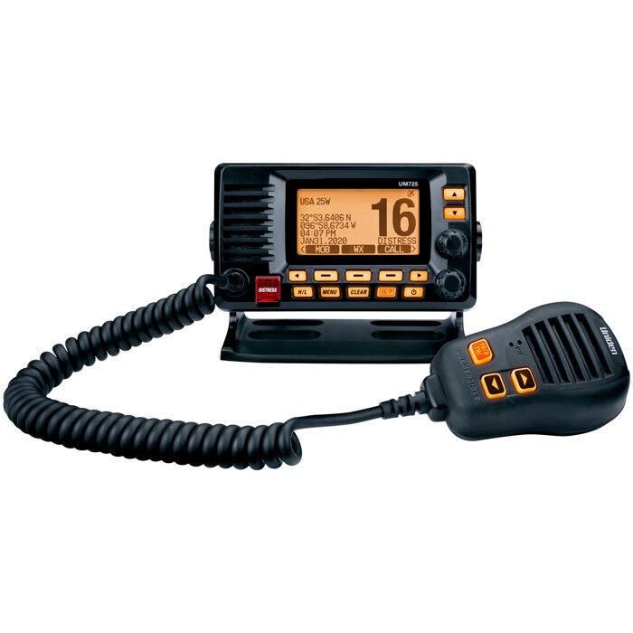 Uniden UM725G Fixed Mount Marine VHF Radio with GPS Defender