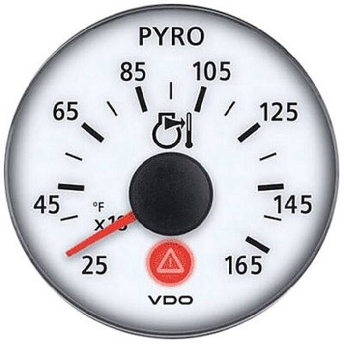 Image of : VDO Marine Viewline Ivory Pyrometer - A2C53210905-S 