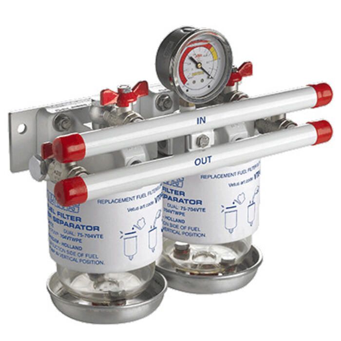 Vetus Water Separator/Fuel Filter Ce/Abyc Double 10 Micron