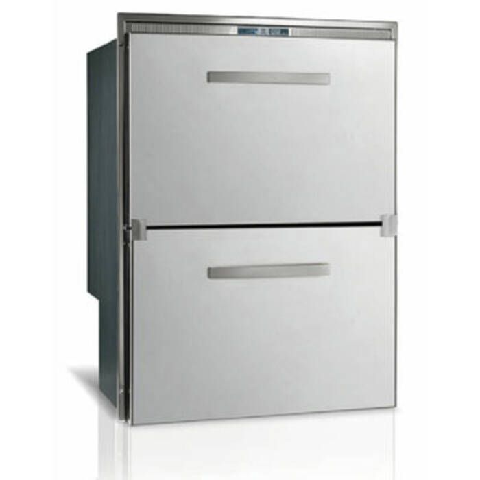 Image of : Vitrifrigo DW180 SeaDrawer Refrigerator/Freezer with Ice Maker - DW180IXD1-ESI-1 