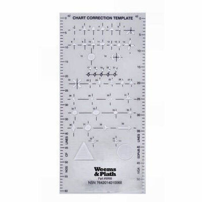 Image of : Weems & Plath Chart Correction Template - 9998 