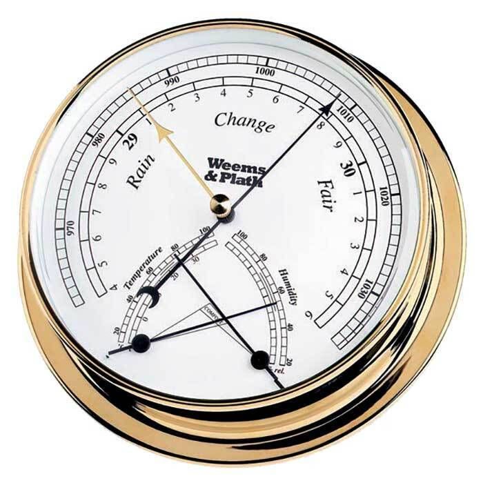 Image of : Weems & Plath Endurance 145 Barometer/Comfortmeter - Brass - 631400 