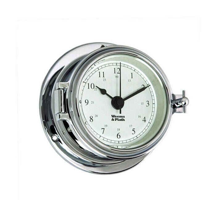Image of : Weems & Plath Endurance II 105 Chrome Quartz Clock - 120500 
