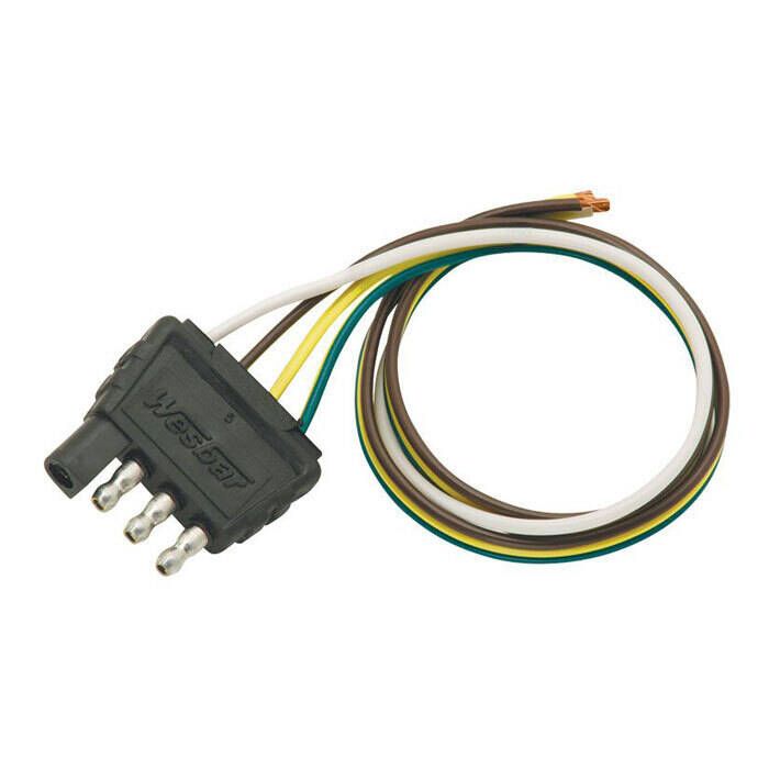 Image of : Wesbar 4-Way Flat Trailer End Wire Harness - 18