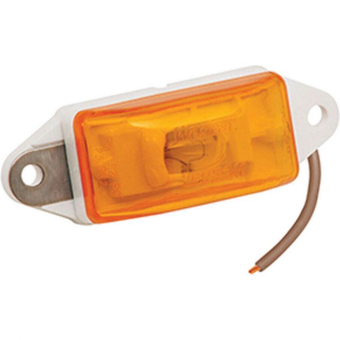 Image of : Wesbar Ear-Mount Base Amber Clearance/Side Marker Light - PC Rated - 203285 