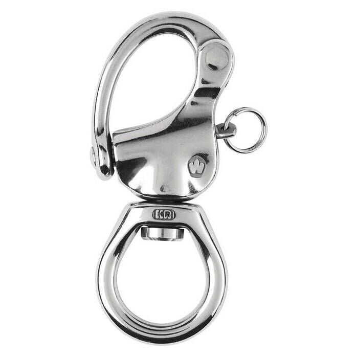 Metal Swivel Eye Snap Hook, Close-up in Selective Focus Stock Photo - Image  of handbag, shackle: 209878760