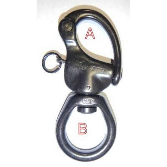 Safety Snap Hooks by Wichard - HR Stainless Steel