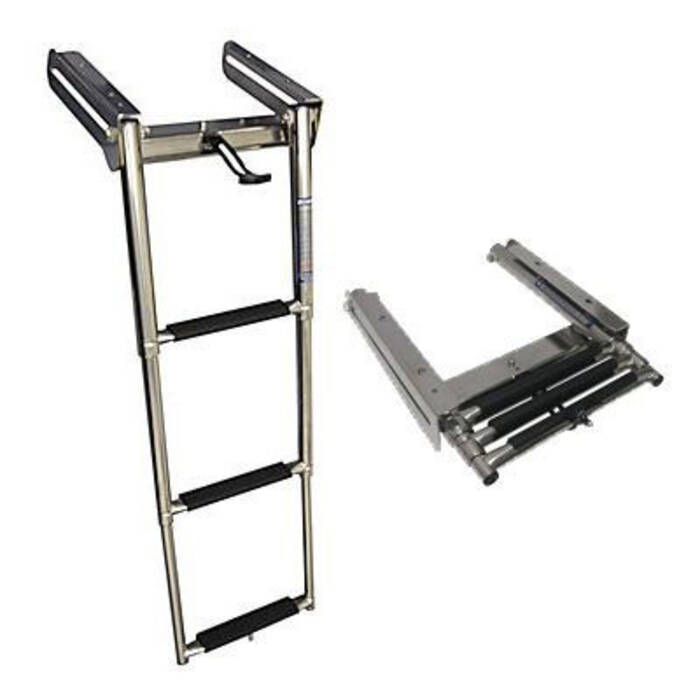 Quick Release Under Platform Telescoping Ladder