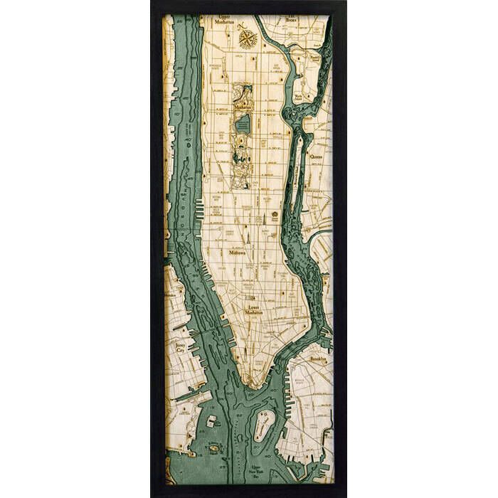 Image of : Wood Chart Manhattan - MANH-D4M 