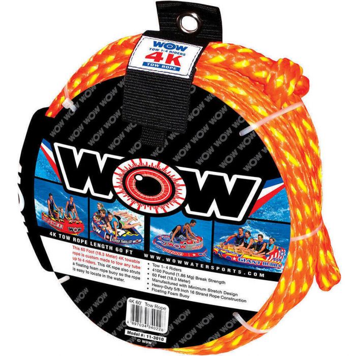 Image of : WOW Sports 4K 60' Tow Rope - 405725 