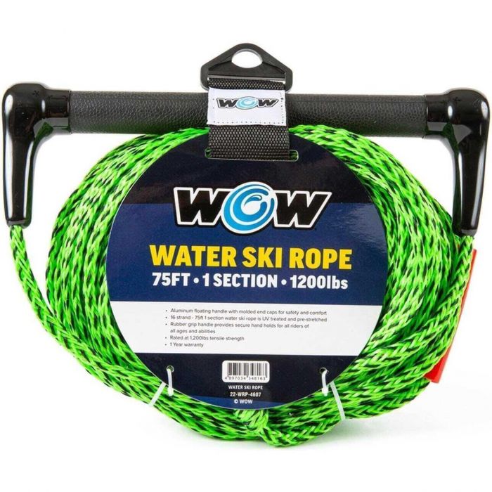 Image of : WOW Sports 75' 1-Section Ski Rope - 22-WRP-4607 