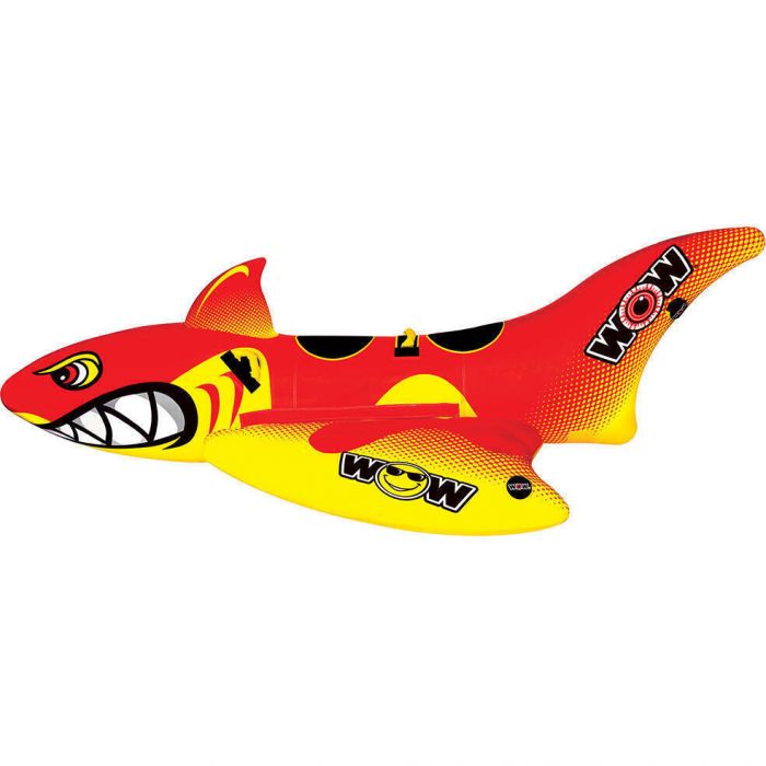 Image of : WOW Sports Big Shark 2-Person Towable Boat Tube - 20-1040 
