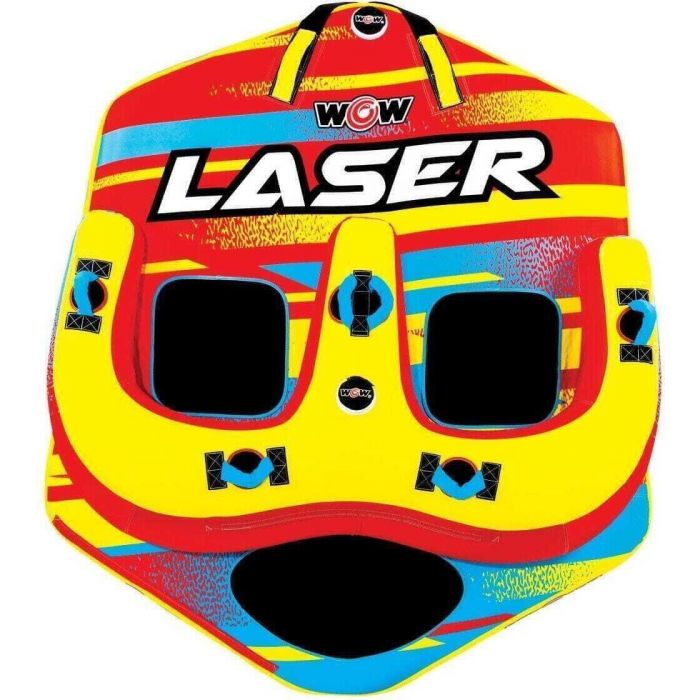 WOW Sports Laser 3-Person Towable Boat Tube - 23-WTO-4644 | Marine