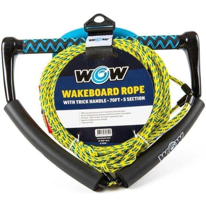 Image of : WOW Sports Wake Board Handle and Rope - 22-WRP-4611 