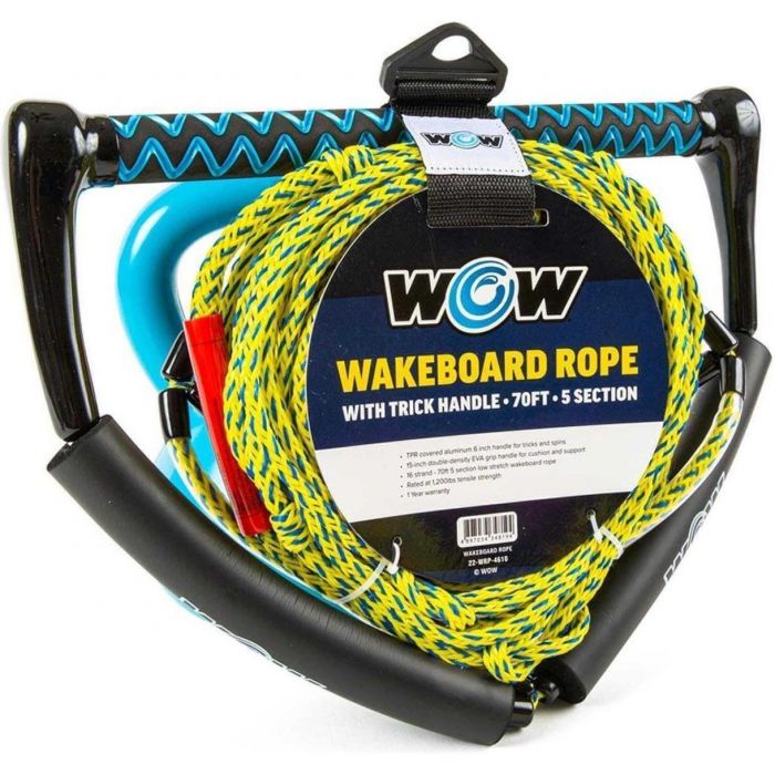 Image of : WOW Sports Wake Trick Handle and Rope - 22-WRP-4610 
