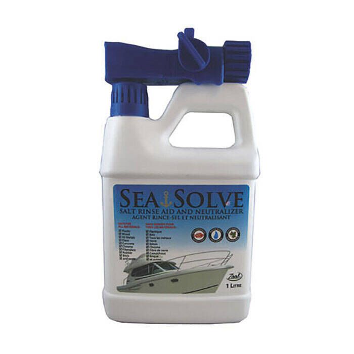 Image of : Zaal Sea Solve Salt Rinse Aid & Neutralizer with Metering Nozzle - 1 L - FL ZAA-043 
