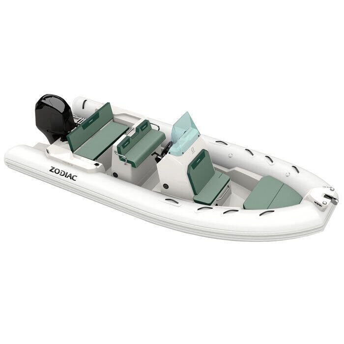 Image of : Zodiac Medline 5.8 Fiberglass RIB 19' Boat with Yamaha 115 HP Motor - F115 - 2023 