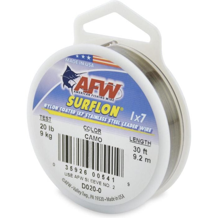 AFW Surflon Stainless Steel Leader Wire 30' | Defender Marine