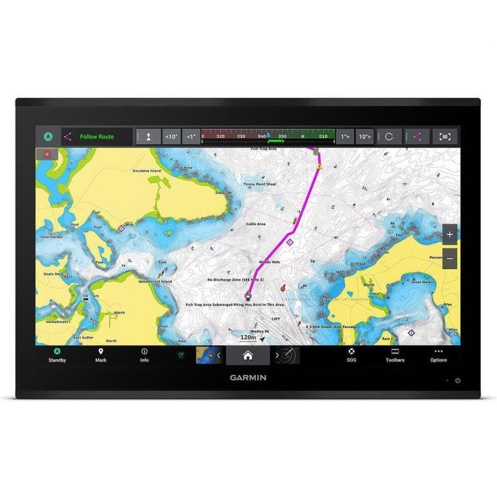 Garmin GPSMAP 9027 Non-Sonar Chartplotter with Worldwide Basemap