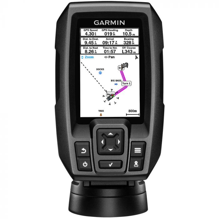 Image of : Garmin Striker 4 Fishfinder Worldwide Version with Dual-beam Transducer - 010-01550-01