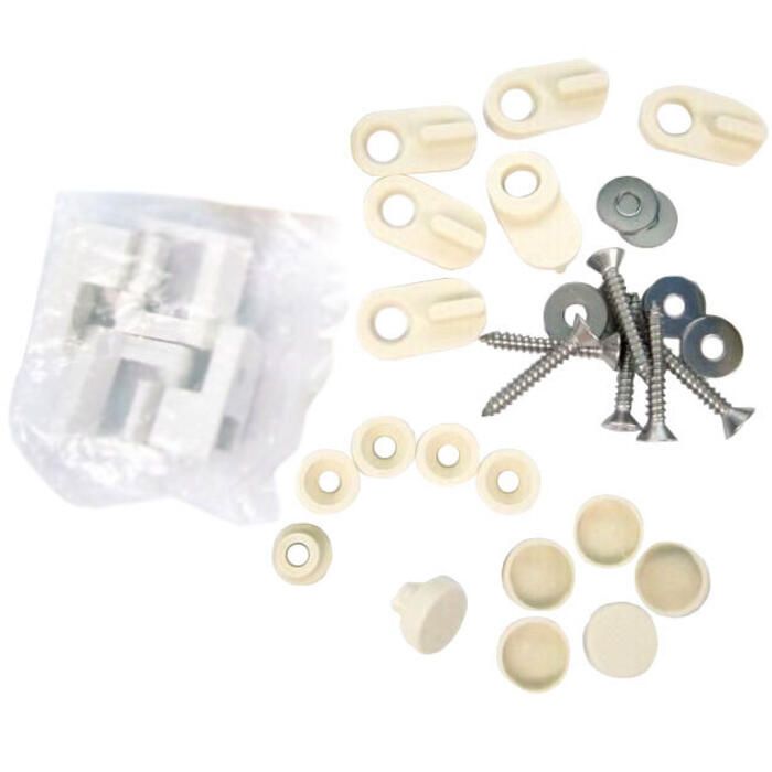 Image of : Lewmar Flyscreen Hinge Retro Kit - 361196995