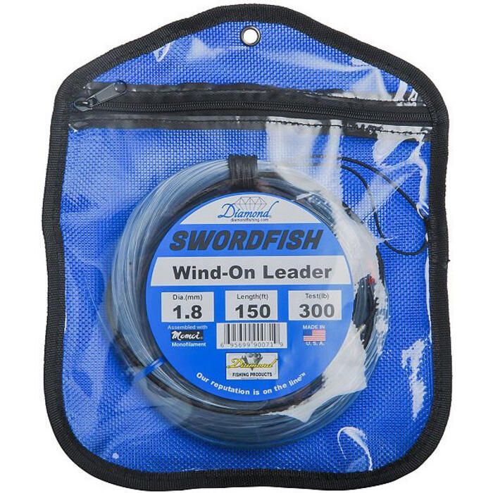 Momoi Diamond Swordfish Wind-On Leader Line - Smoke Blue - 150 ...