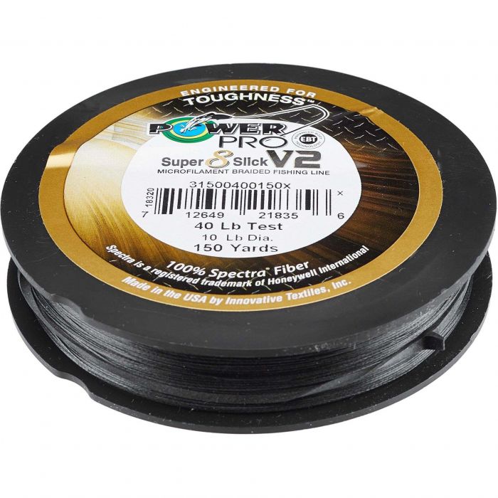 Power Pro Super 8 Slick V2 Braided Fishing Line - Onyx | Defender